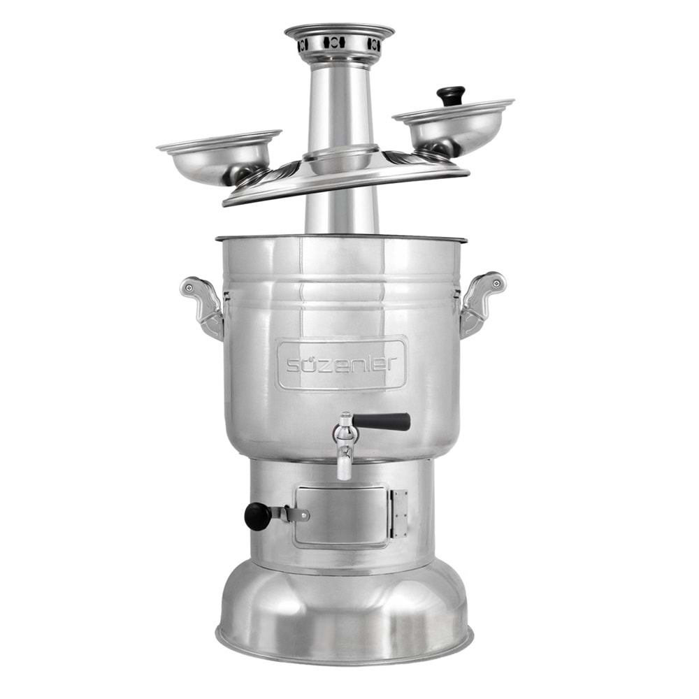 KS16 (10 LT) KROM KÖMÜRLÜ SEMAVER